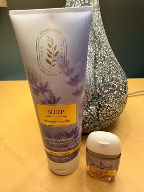 Aromatherapy Sleep Lavender + Vanilla Body Cream and Sanitizer